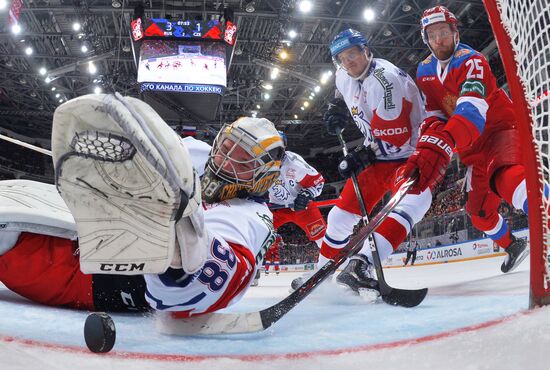 Хоккей. Кубок Первого канала. Матч Россия - Чехия