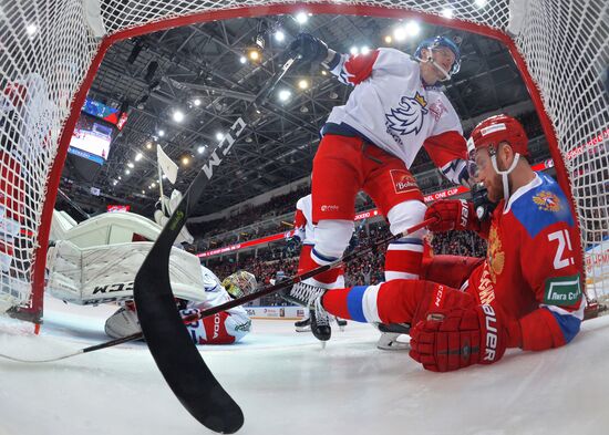 Хоккей. Кубок Первого канала. Матч Россия - Чехия