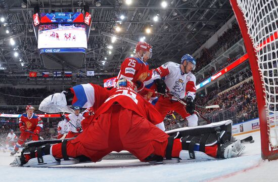 Хоккей. Кубок Первого канала. Матч Россия - Чехия