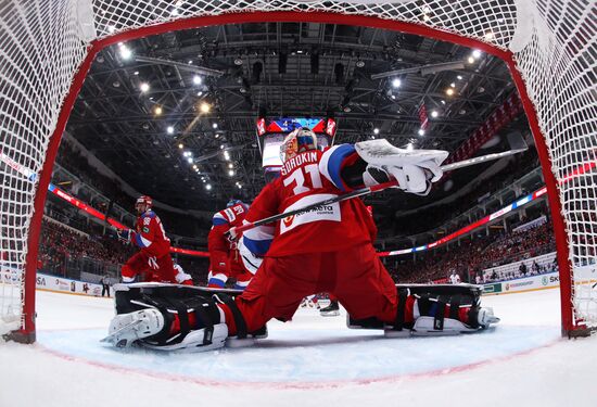 Хоккей. Кубок Первого канала. Матч Россия - Чехия