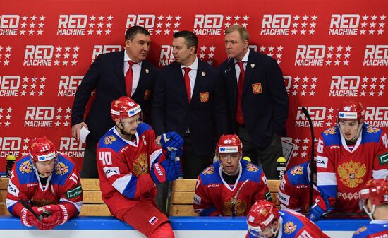 Хоккей. Кубок Первого канала. Матч Россия - Чехия