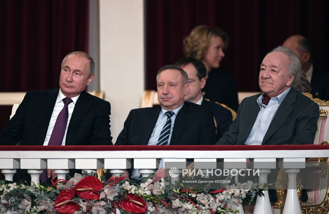 Рабочая поездка президента РФ В. Путина в Санкт-Петербург