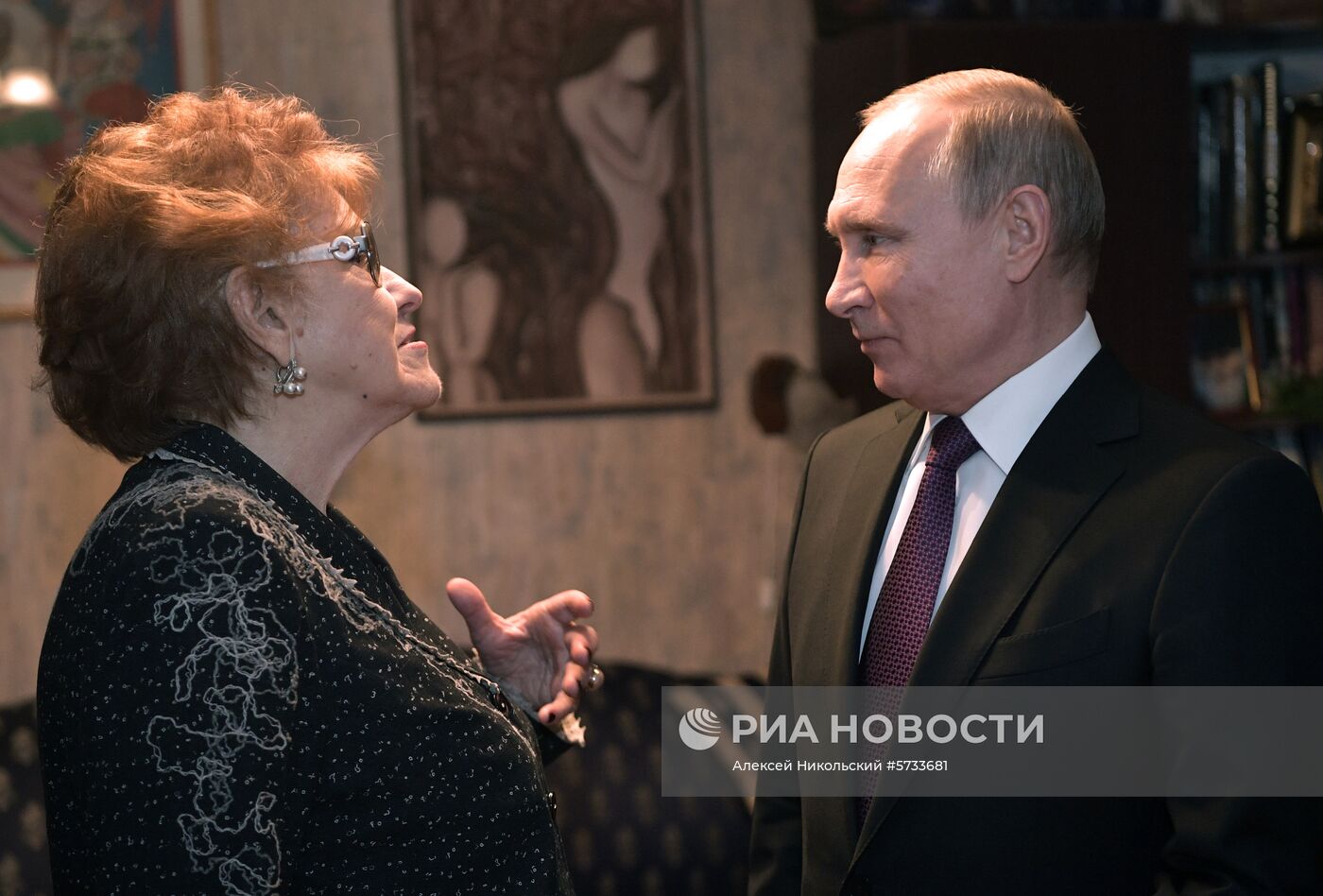 Рабочая поездка президента РФ В. Путина в Санкт-Петербург