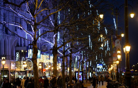 Рождественское украшение Брюсселя