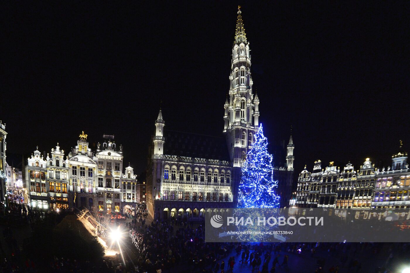 Рождественское украшение Брюсселя