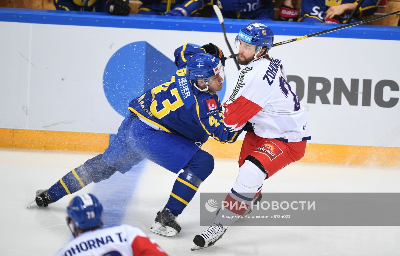 Хоккей. Кубок Первого канала. Матч Чехия - Швеция