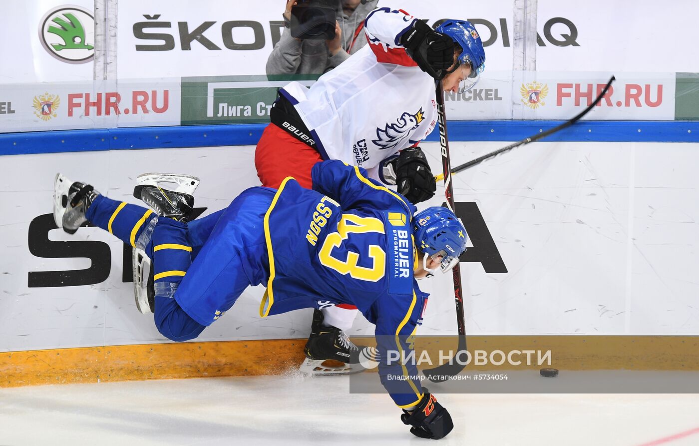 Хоккей. Кубок Первого канала. Матч Чехия - Швеция
