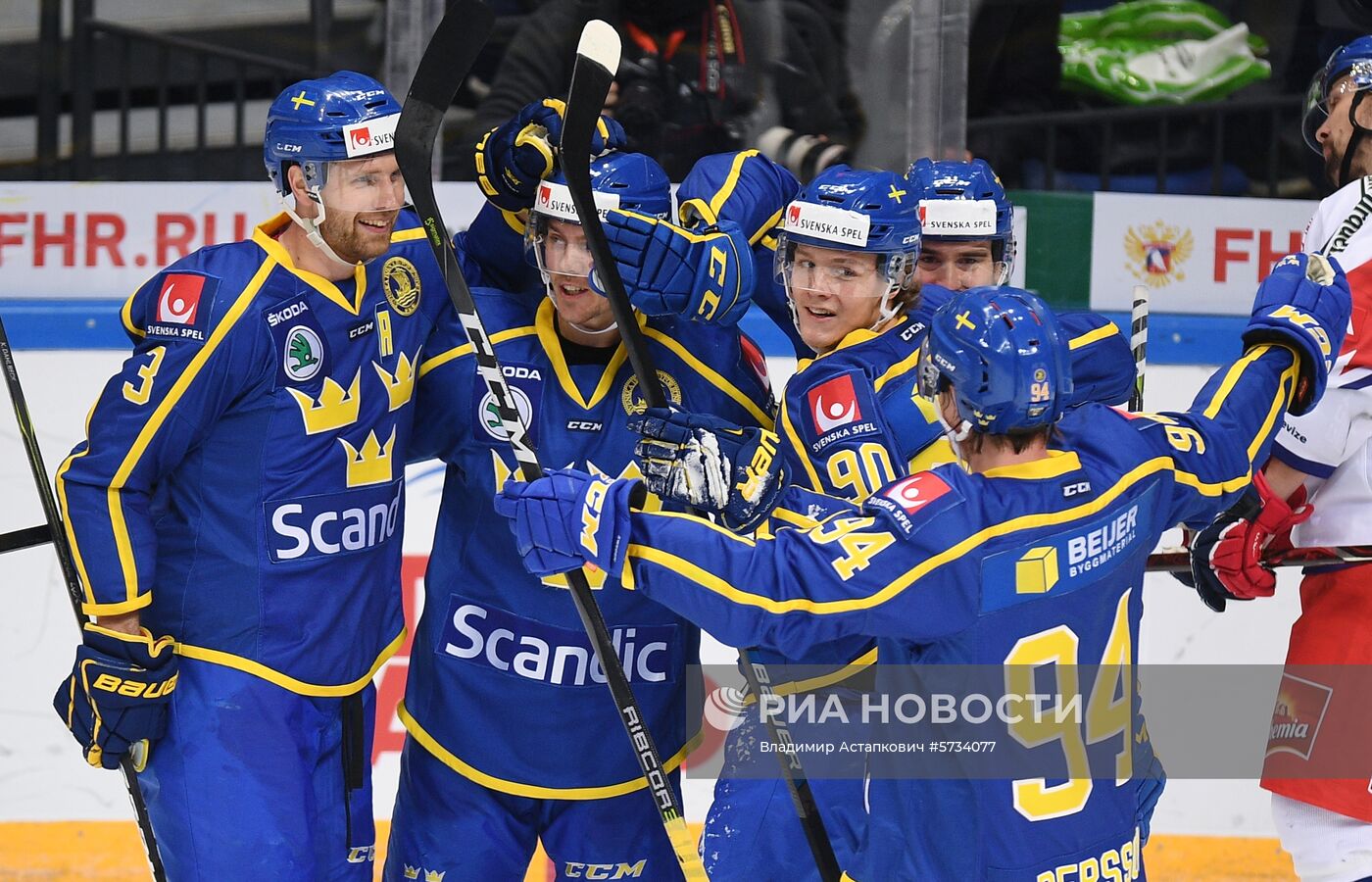 Хоккей. Кубок Первого канала. Матч Чехия - Швеция