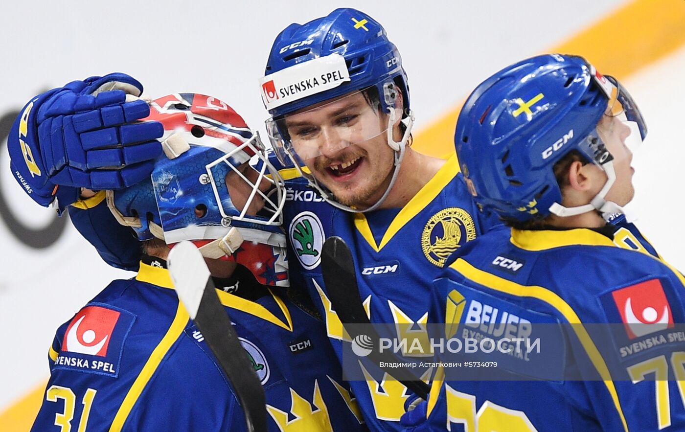 Хоккей. Кубок Первого канала. Матч Чехия - Швеция