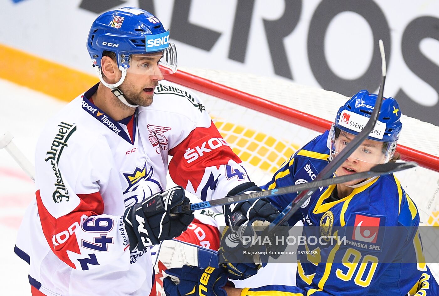 Хоккей. Кубок Первого канала. Матч Чехия - Швеция