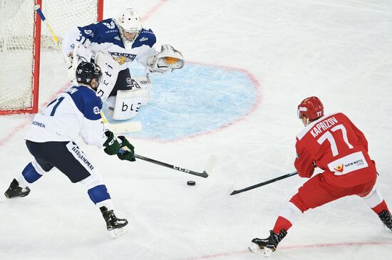 Хоккей. Кубок Первого канала. Матч Россия - Финляндия