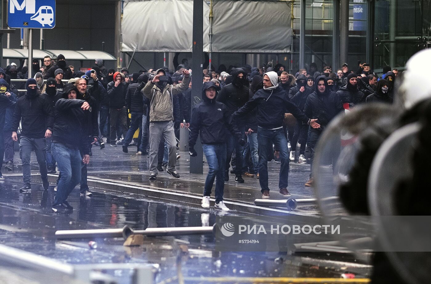 Массовые протесты в Брюсселе против миграционного пакта ООН