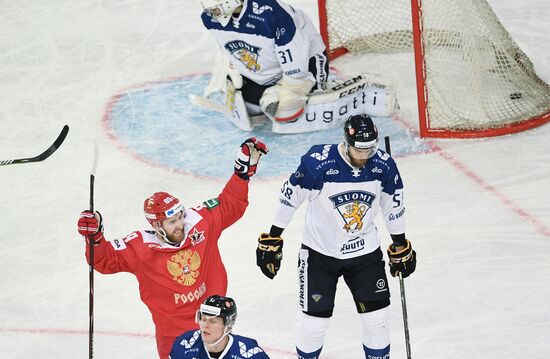 Хоккей. Кубок Первого канала. Матч Россия - Финляндия
