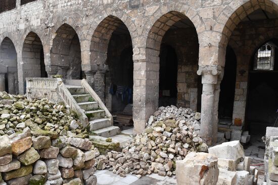 Восстановление синагоги в Алеппо