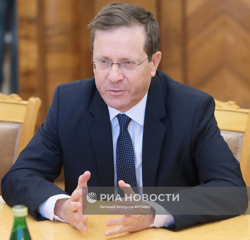 Встреча главы МИД РФ С. Лаврова с председателем еврейского агентства «Сохнут» И. Герцогом 