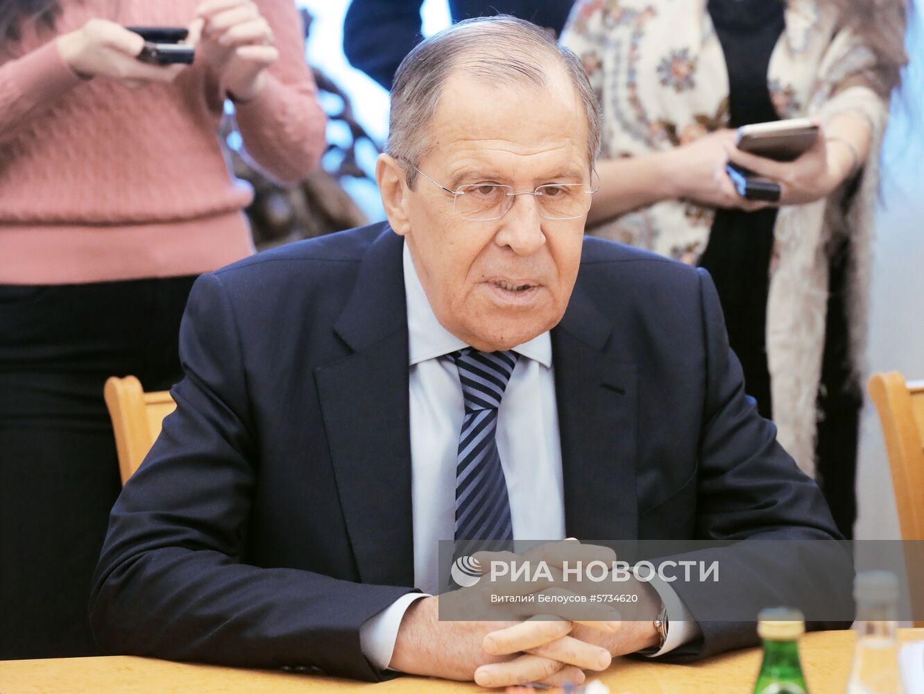 Встреча главы МИД РФ С. Лаврова с председателем еврейского агентства «Сохнут» И. Герцогом 