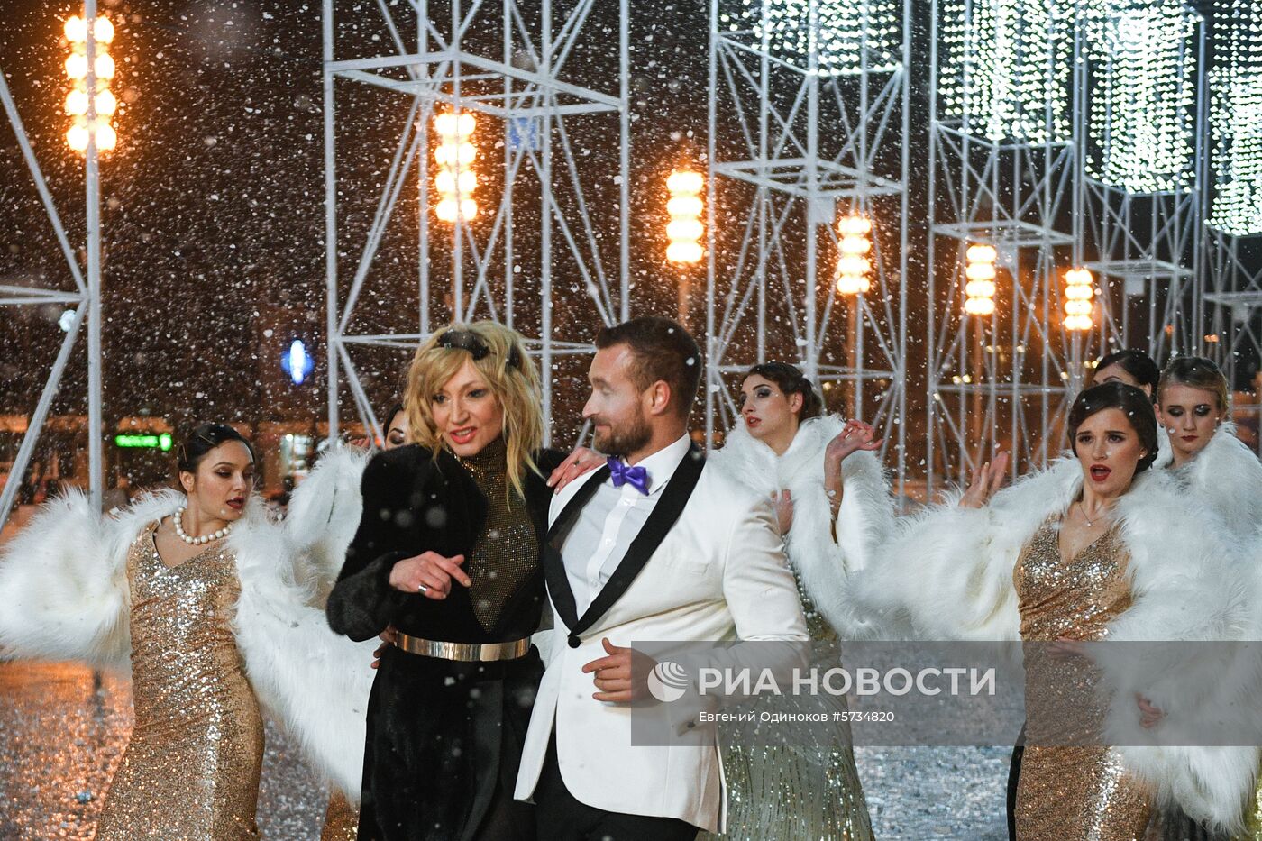 Съёмки новогодней передачи Первого канала