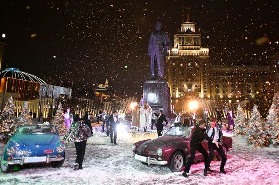 Съёмки новогодней передачи Первого канала