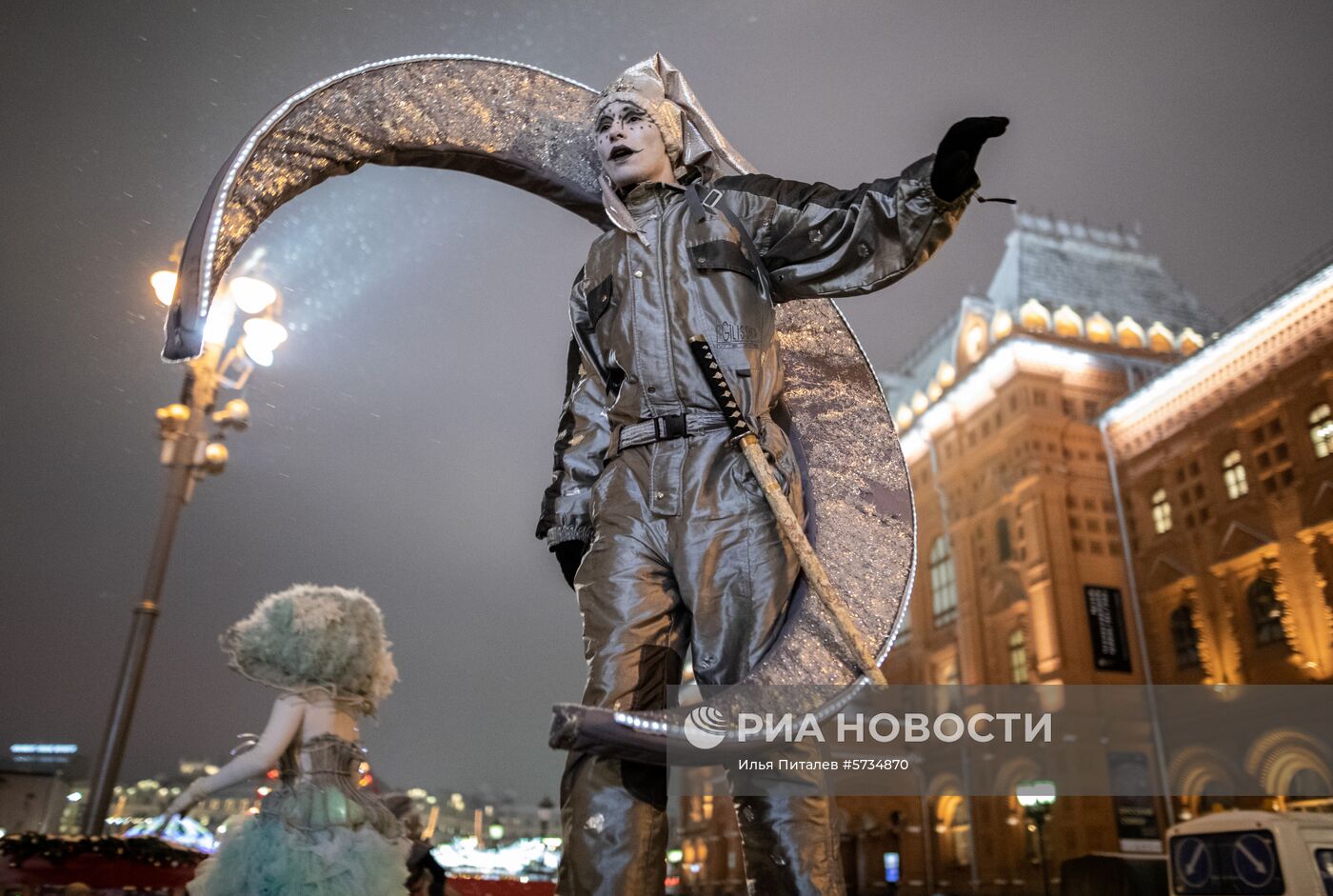 Украшение Москвы к Новому году