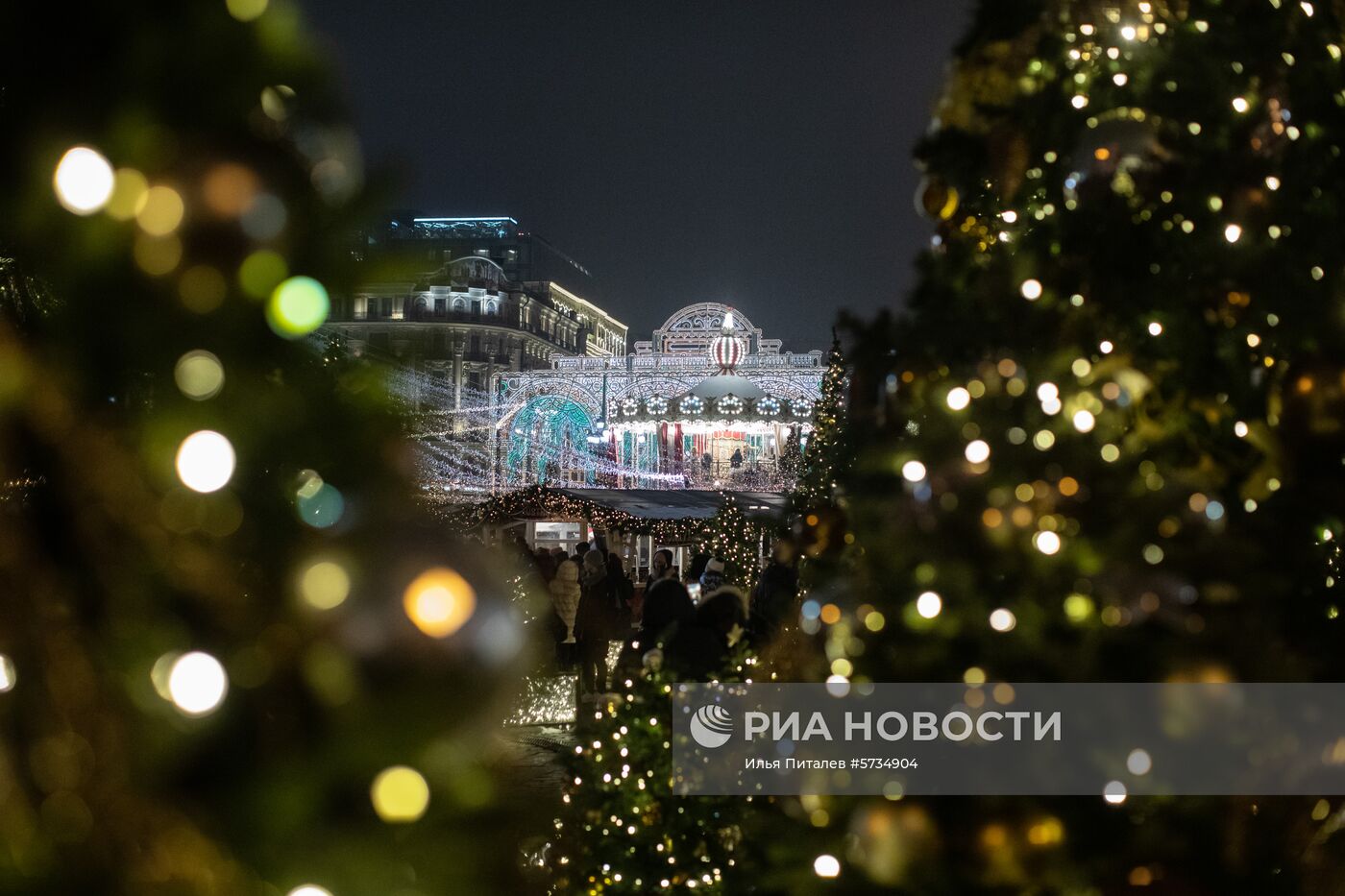 Украшение Москвы к Новому году