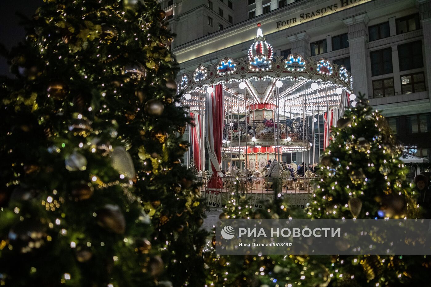 Украшение Москвы к Новому году