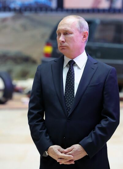Пркзидент РФ В. Путин принял участие в расширенном заседании коллегии министерства обороны РФ