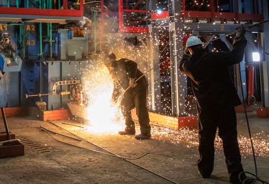 Запуск первой металлургической печи для переработки техногенных отходов