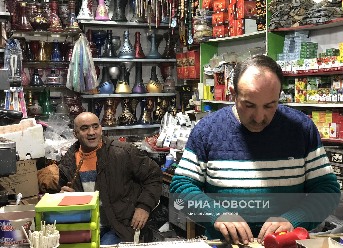 Ночной рынок в Алеппо