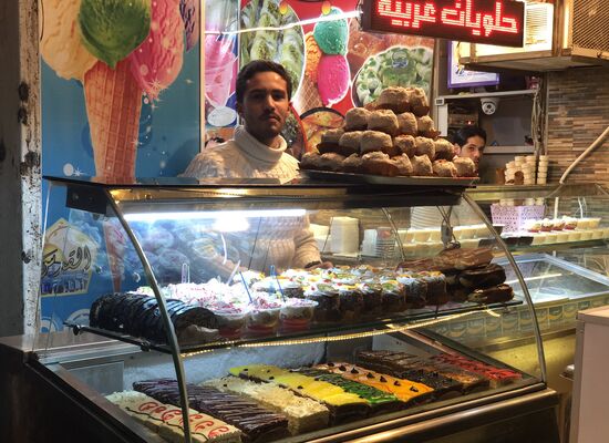 Ночной рынок в Алеппо