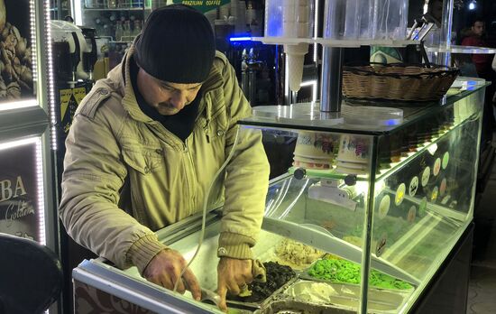 Ночной рынок в Алеппо