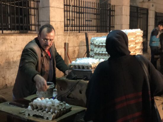 Ночной рынок в Алеппо