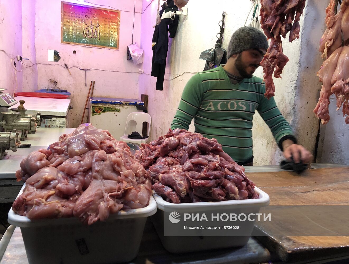 Ночной рынок в Алеппо