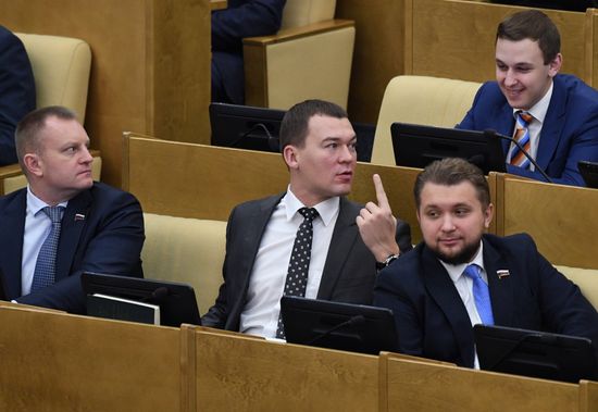 Пленарное заседание Госдумы РФ