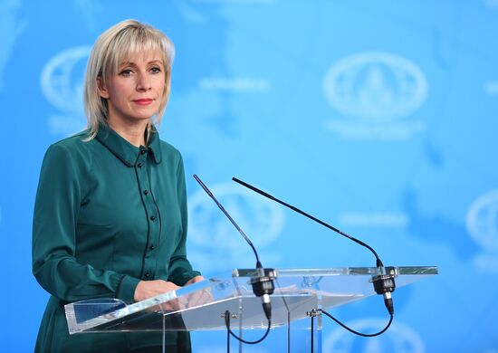 Брифинг официального представителя МИД России М. Захаровой