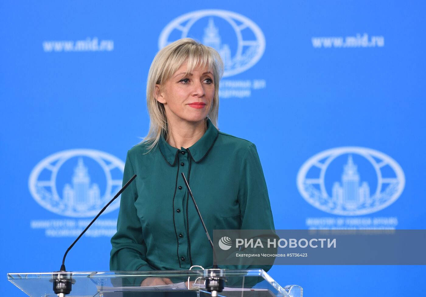 Брифинг официального представителя МИД России М. Захаровой