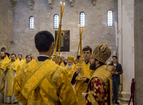 Памятные мероприятия в патриаршем подворье МП РПЦ в Бари