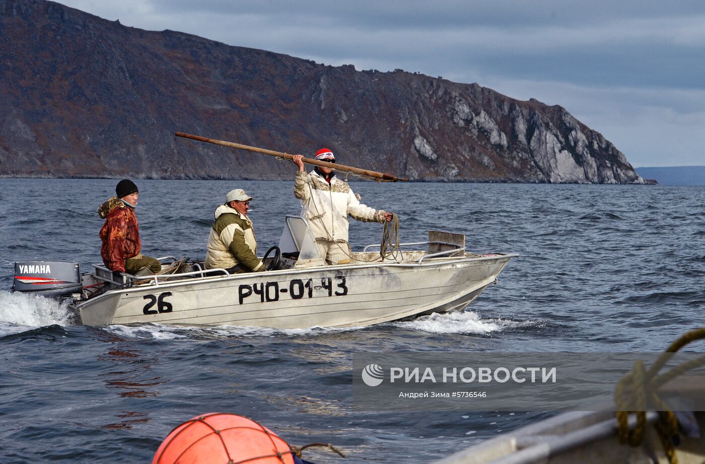 Охотники на моржей у побережья Берингова моря. Место: Россия, Чукотский автономный округ. Автор: Андрей Зима/РИА Новости. Охота на моржей на Чукотке