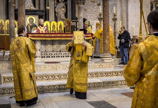 Памятные мероприятия в патриаршем подворье МП РПЦ в Бари