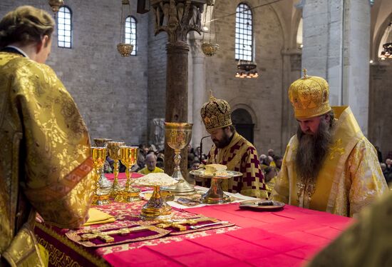 Памятные мероприятия в патриаршем подворье МП РПЦ в Бари