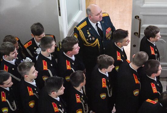 Новогодний кадетский бал Росгвардии в Доме Пашкова