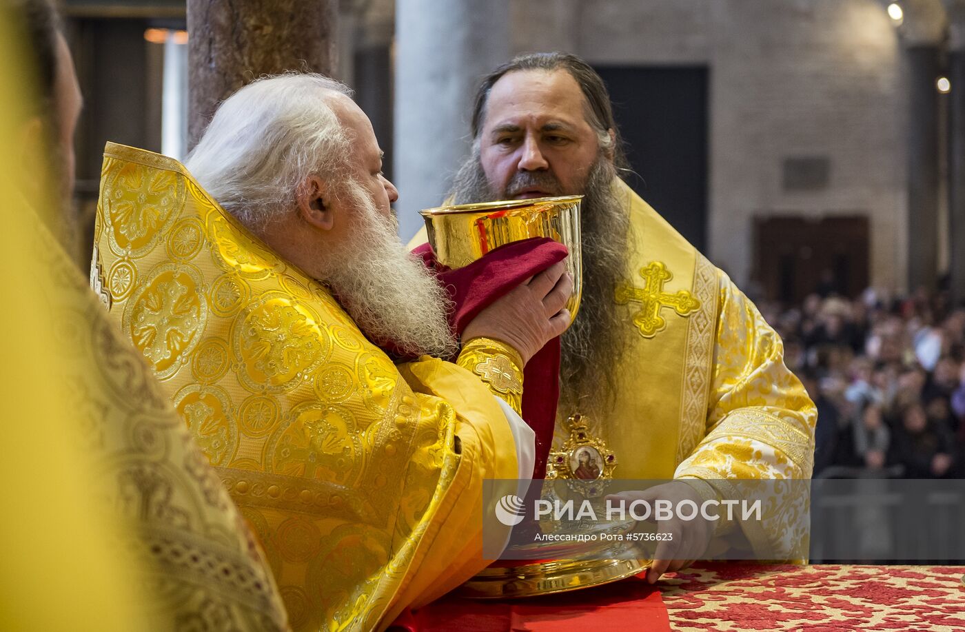 Памятные мероприятия в патриаршем подворье МП РПЦ в Бари