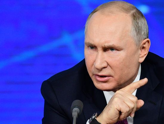 Ежегодная большая пресс-конференция президента РФ В. Путина