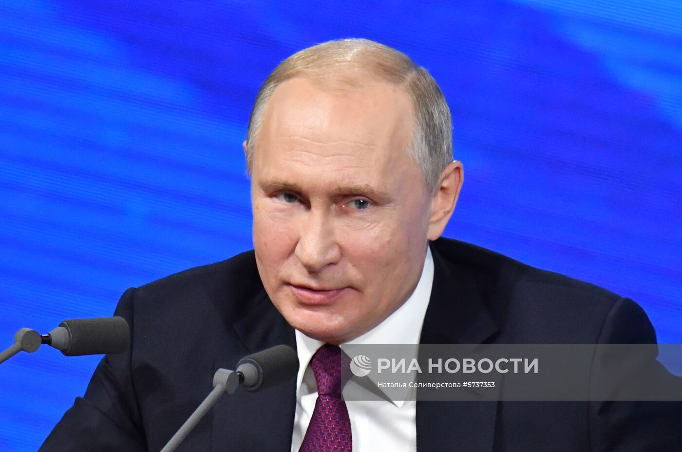 Ежегодная большая пресс-конференция президента РФ В. Путина