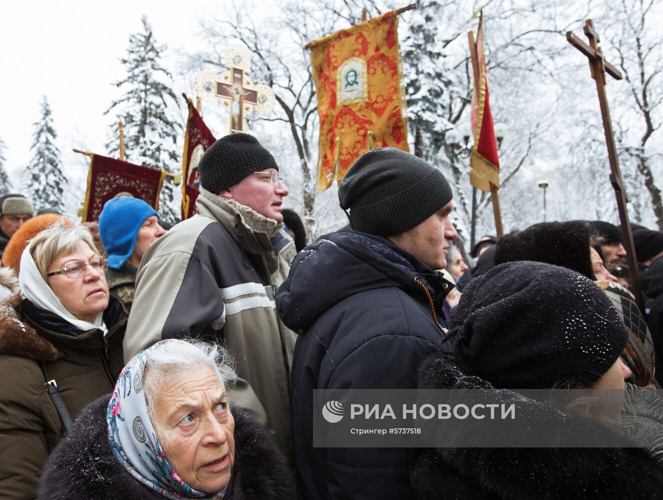 Акция в Киеве против переименования УПЦ