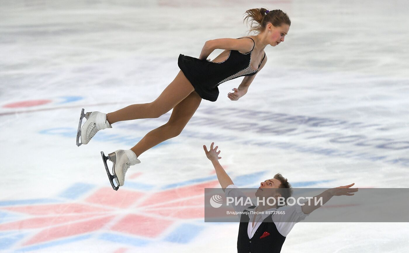 Фигурное катание. Чемпионат России. Пары. Короткая программа