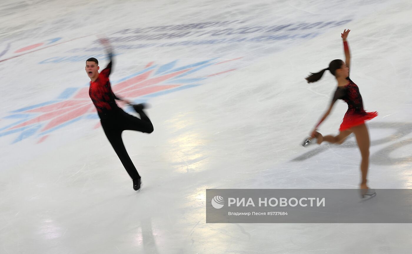 Фигурное катание. Чемпионат России. Пары. Короткая программа