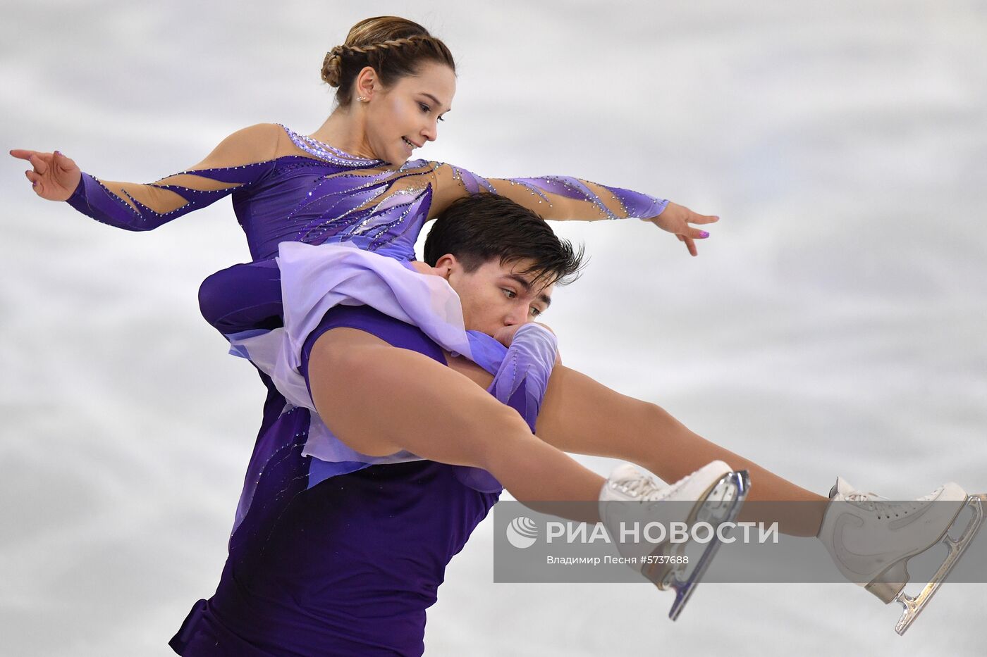 Фигурное катание. Чемпионат России. Пары. Короткая программа