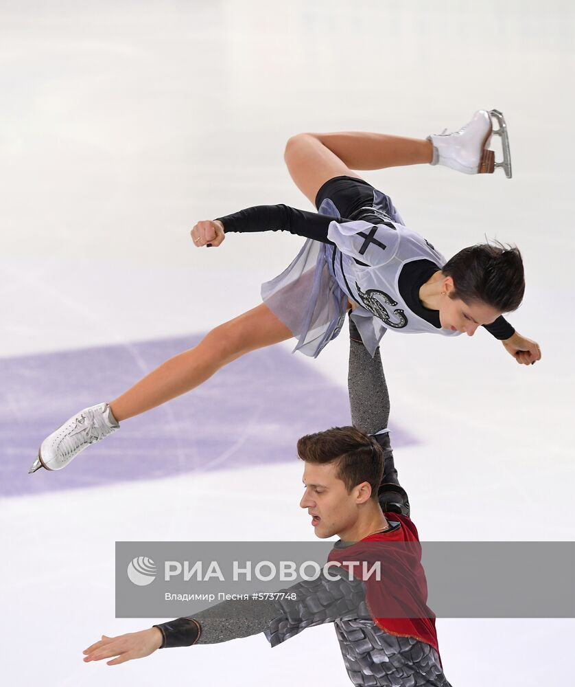 Фигурное катание. Чемпионат России. Пары. Короткая программа