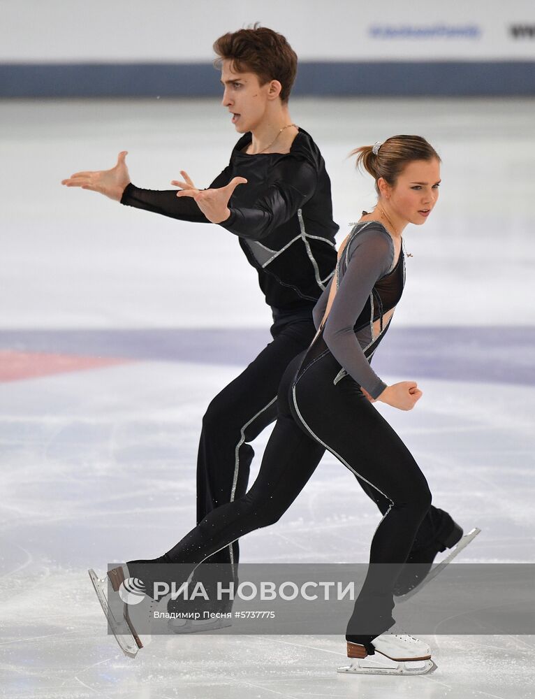 Фигурное катание. Чемпионат России. Пары. Короткая программа