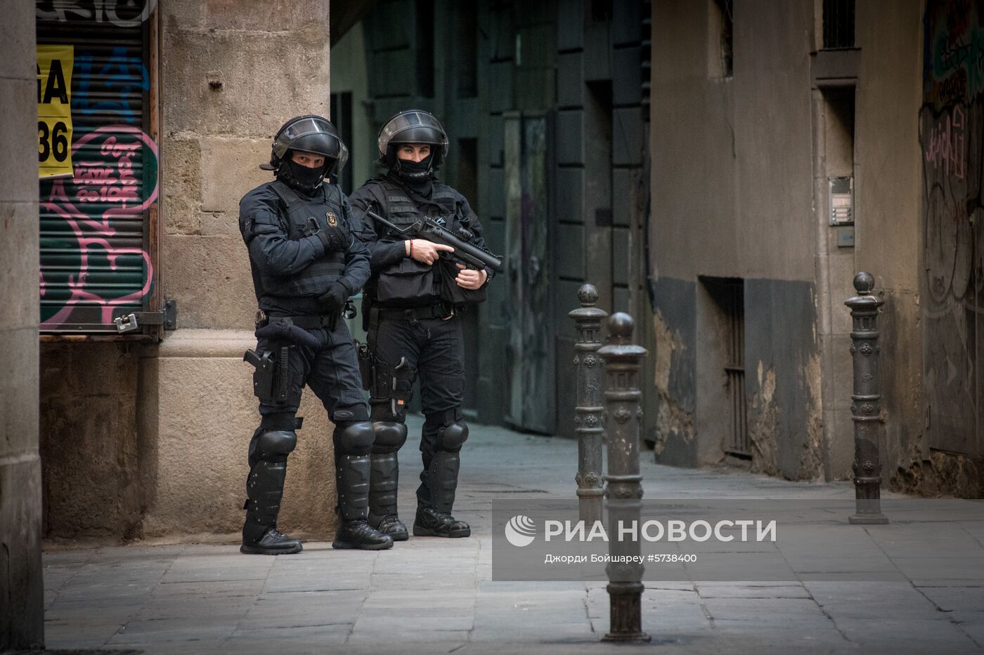 Акции протеста в Барселоне